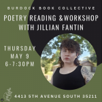 Poetry Reading and Workshop with Jillian Fantin